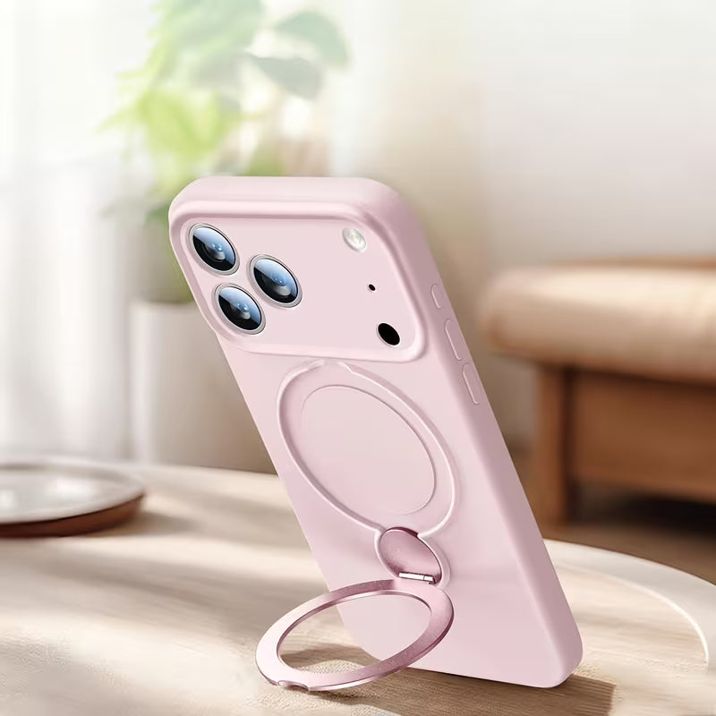 Magnetic Stand iPhone Case – Starry Design