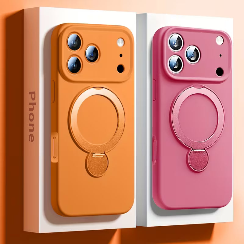 Magnetic Stand iPhone Case – Starry Design