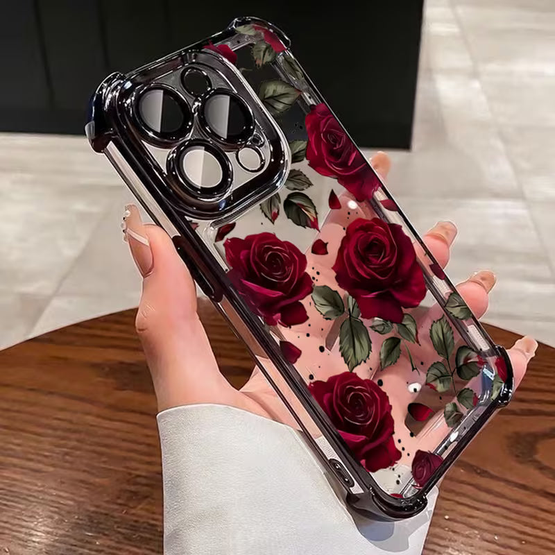 Red Rose Design - Apple