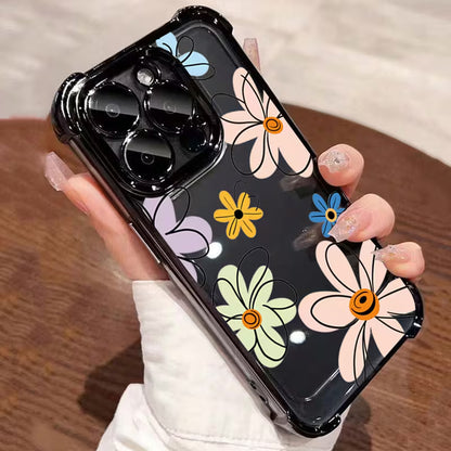 Delicate Multicolored Floral Design - Apple