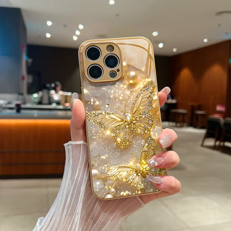 The Golden Butterfly Pearl Decorative Painting Pattern Is Trendy