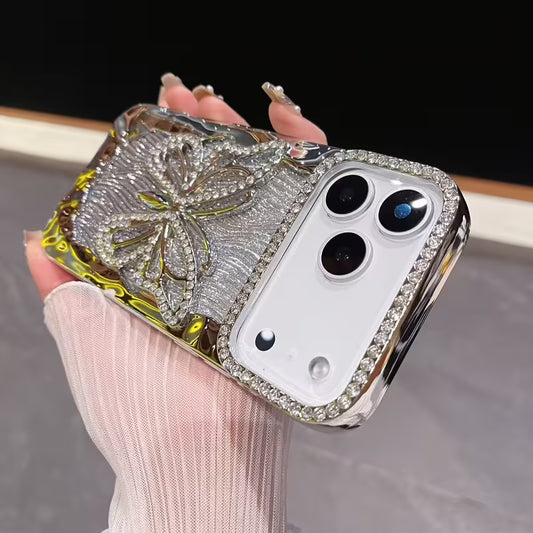 Butterfly Rhinestone Gradient Glitter