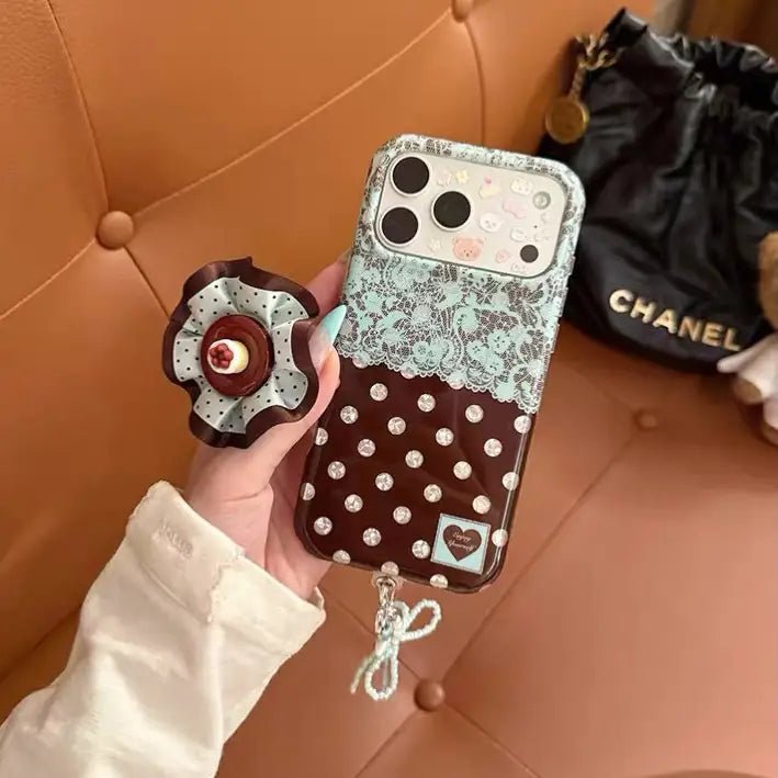 Chocolate Blossom Vintage Aesthetic Case