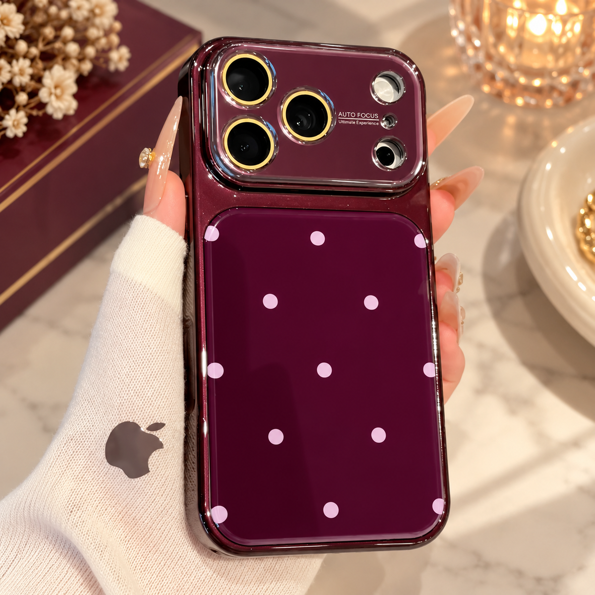Glossy Polka Dot Pattern Case