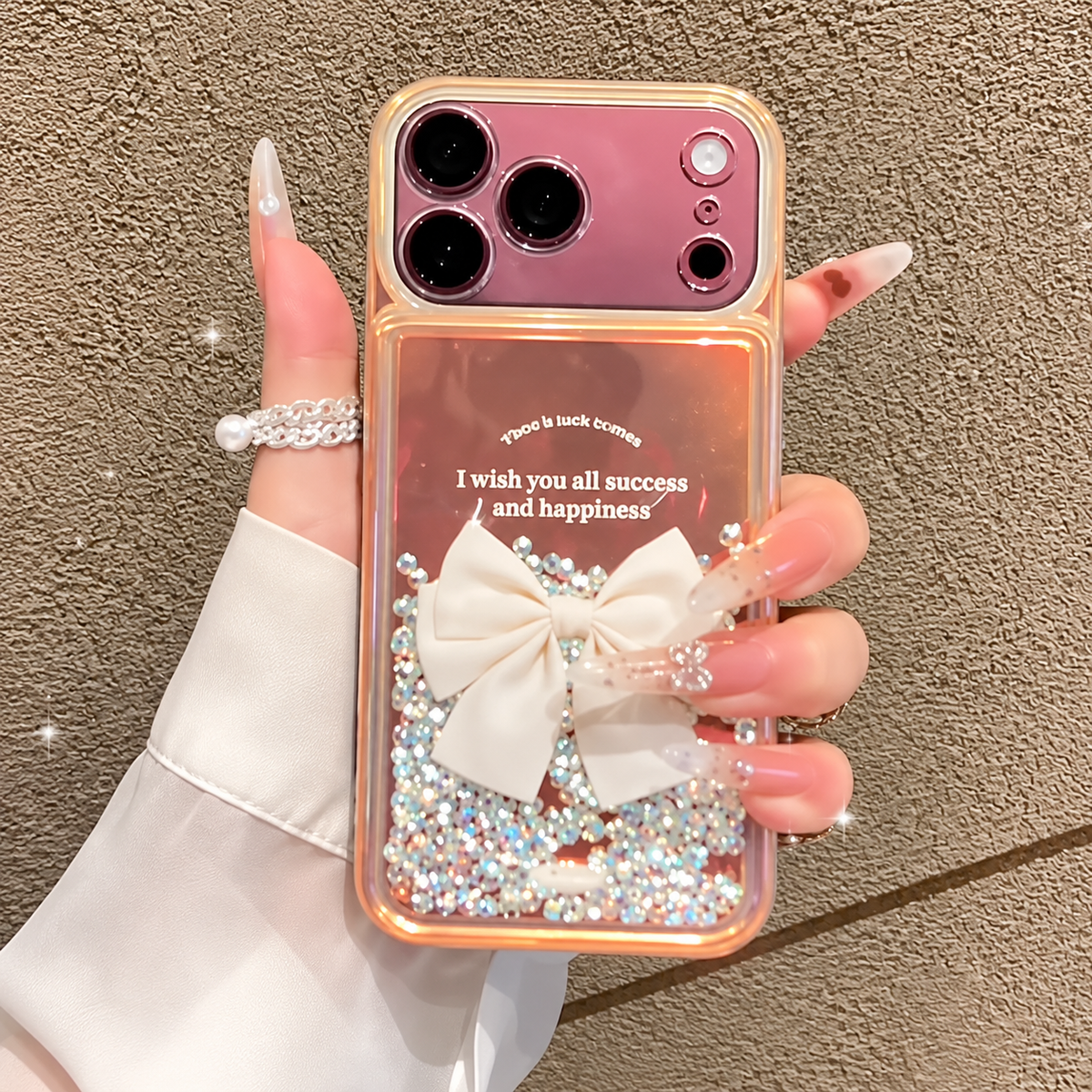 Glitter Bow Fantasy Wishes Case