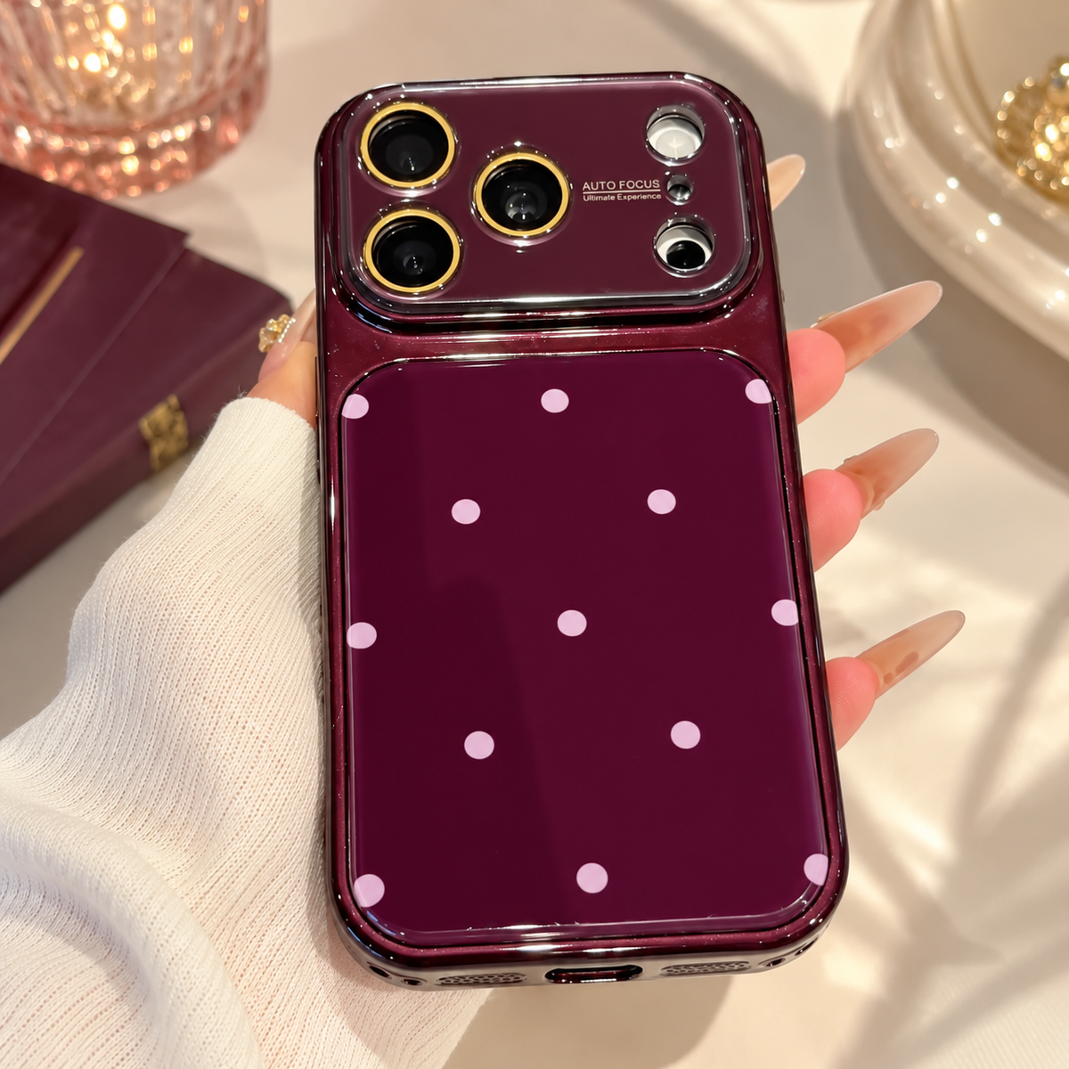 Glossy Polka Dot Pattern Case