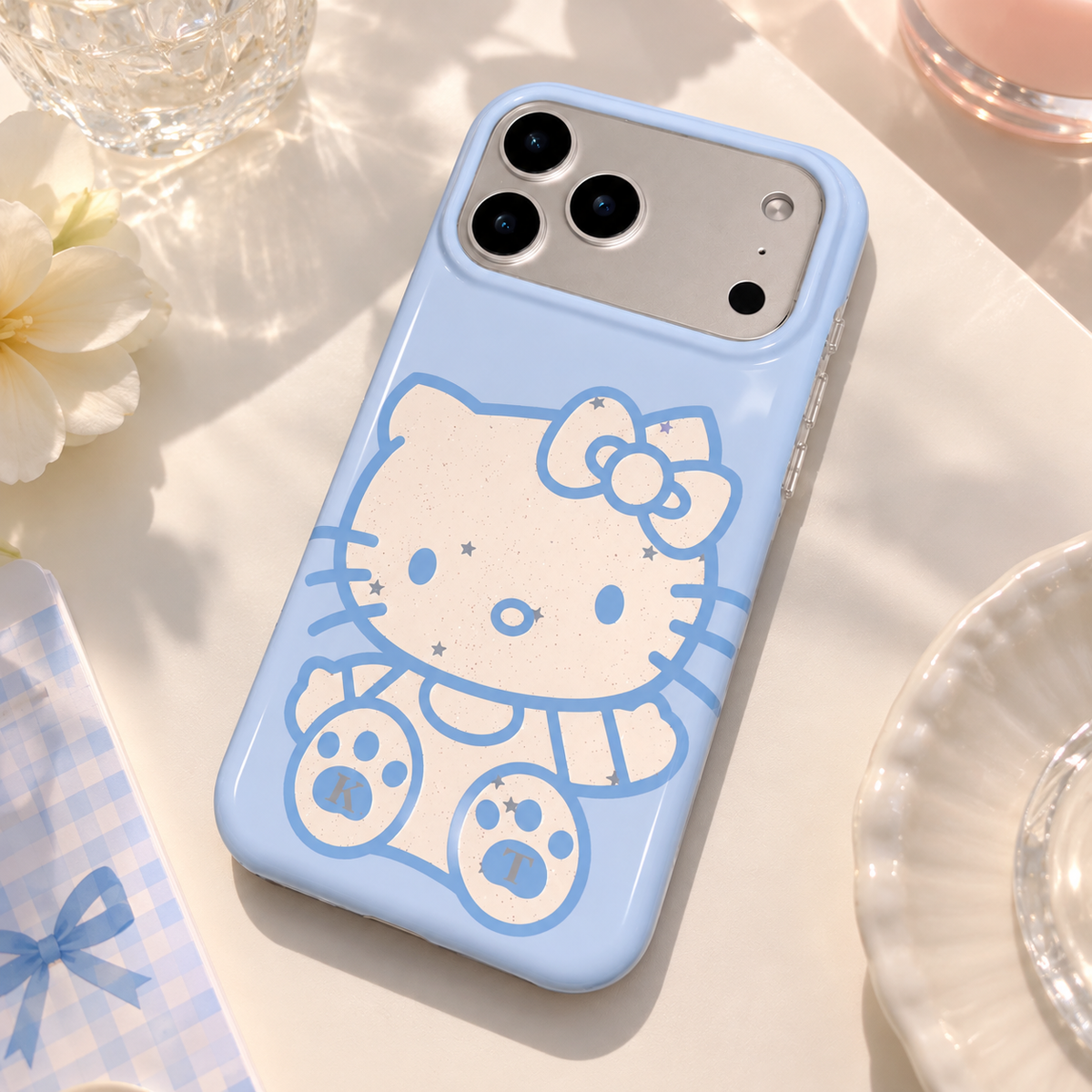 Bow Angel Kitty Paws Case