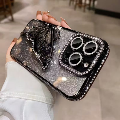 Features a Plated Flowing Sand Butterfly Stand