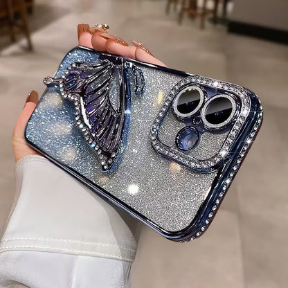 Features a Plated Flowing Sand Butterfly Stand