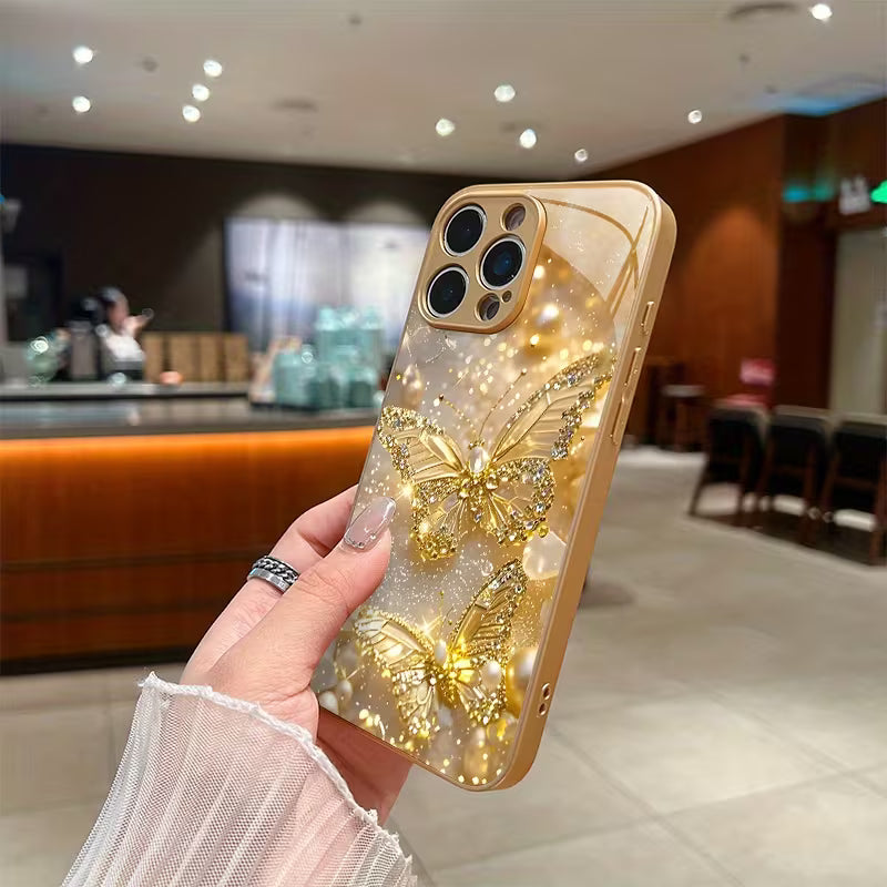 The Golden Butterfly Pearl Decorative Painting Pattern Is Trendy