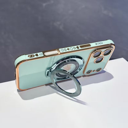 Electroplated Side Heart Stand CD Pattern Protective Case