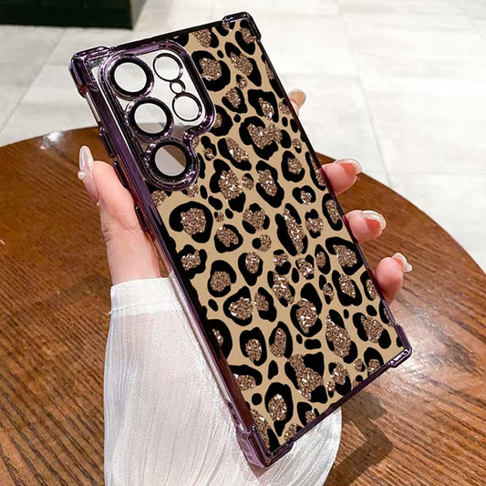 Brown Leopard Print Pattern Phone Case - Samsung