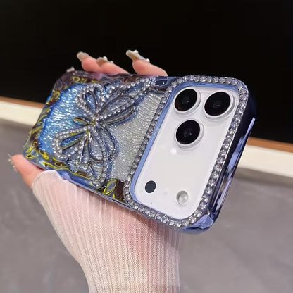 Butterfly Rhinestone Gradient Glitter