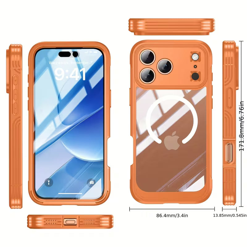 A Brand New Orange Full-Cover Transparent