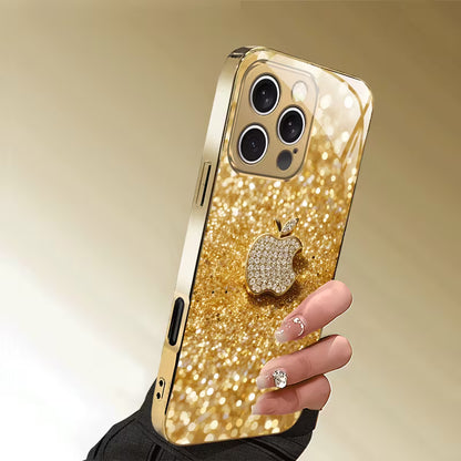 Electroplated Side Heart Stand CD Pattern Protective Case