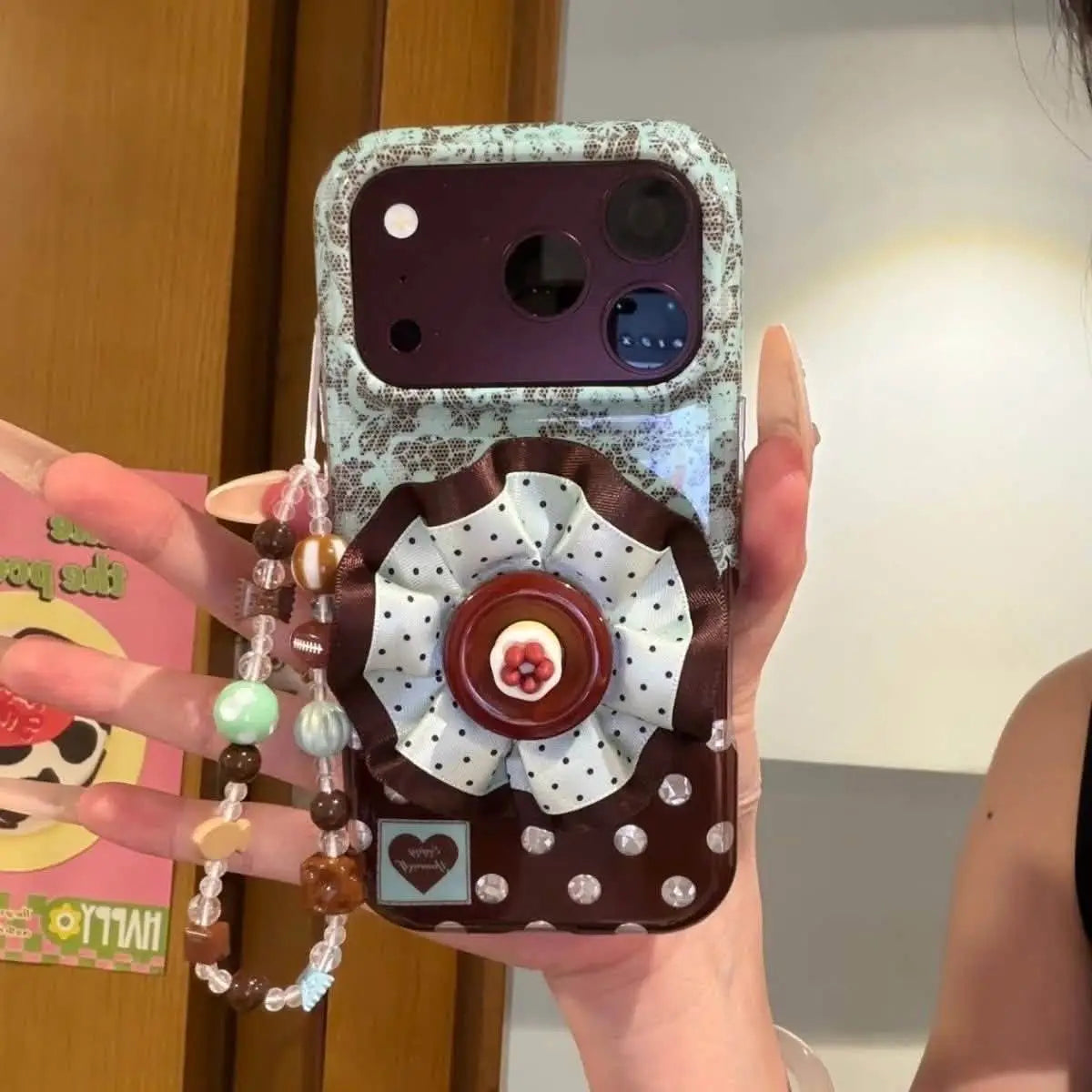 Chocolate Blossom Vintage Aesthetic Case
