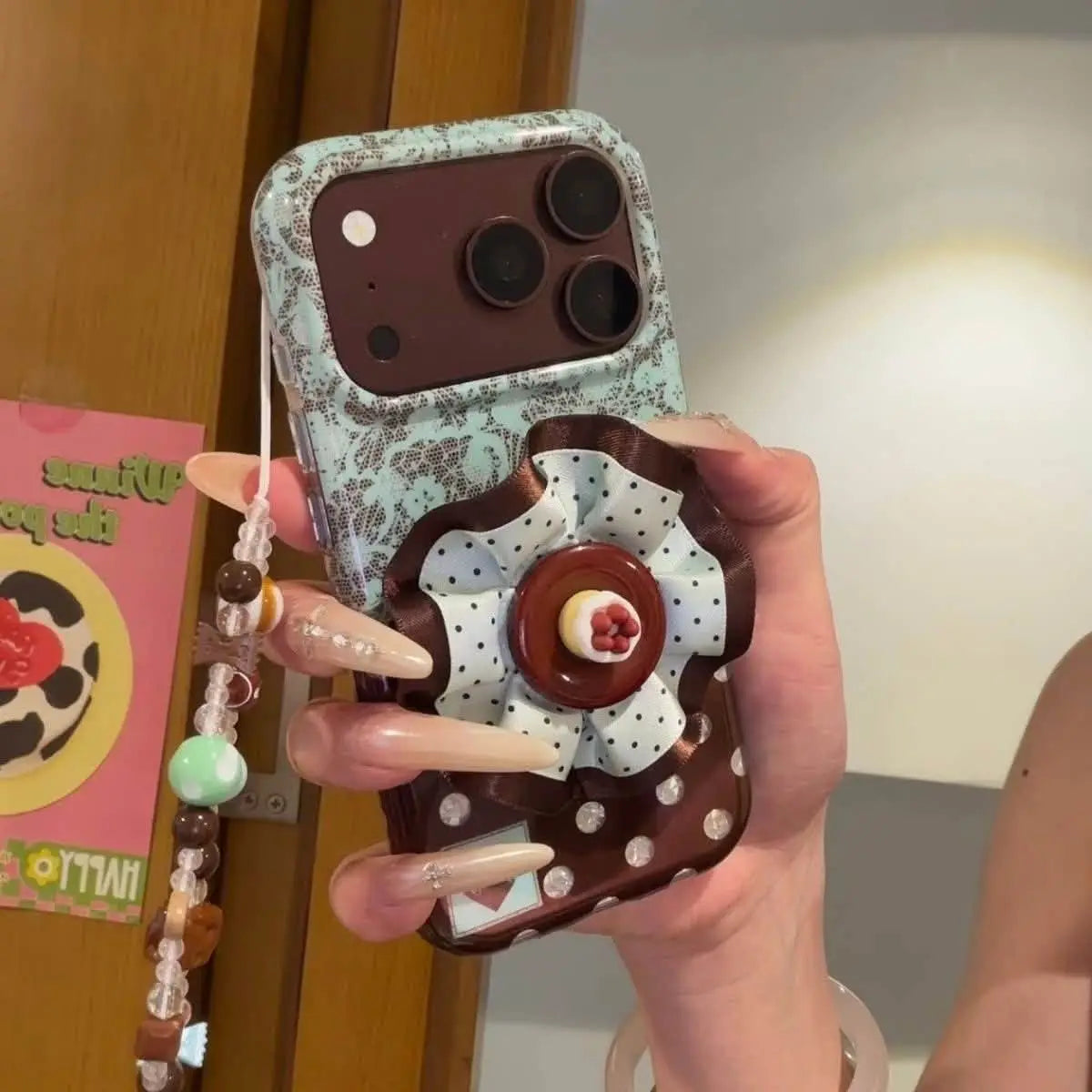 Chocolate Blossom Vintage Aesthetic Case