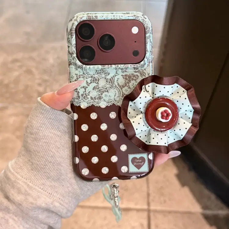 Chocolate Blossom Vintage Aesthetic Case