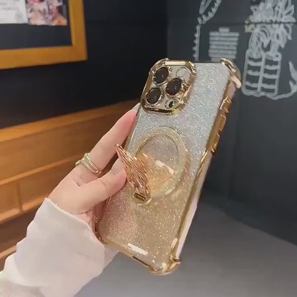 Glitter Butterfly Folding Stand Holder